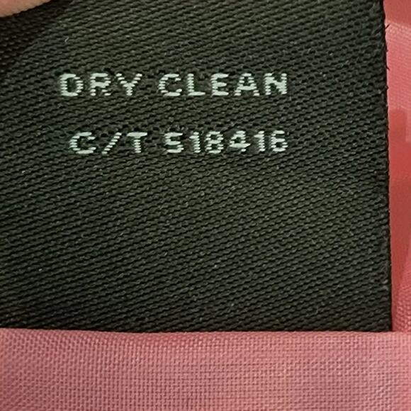 Taylor Sheath Dress Women 8 Pink and White Floral Lined with Keyhole Back - Picture 7 of 7